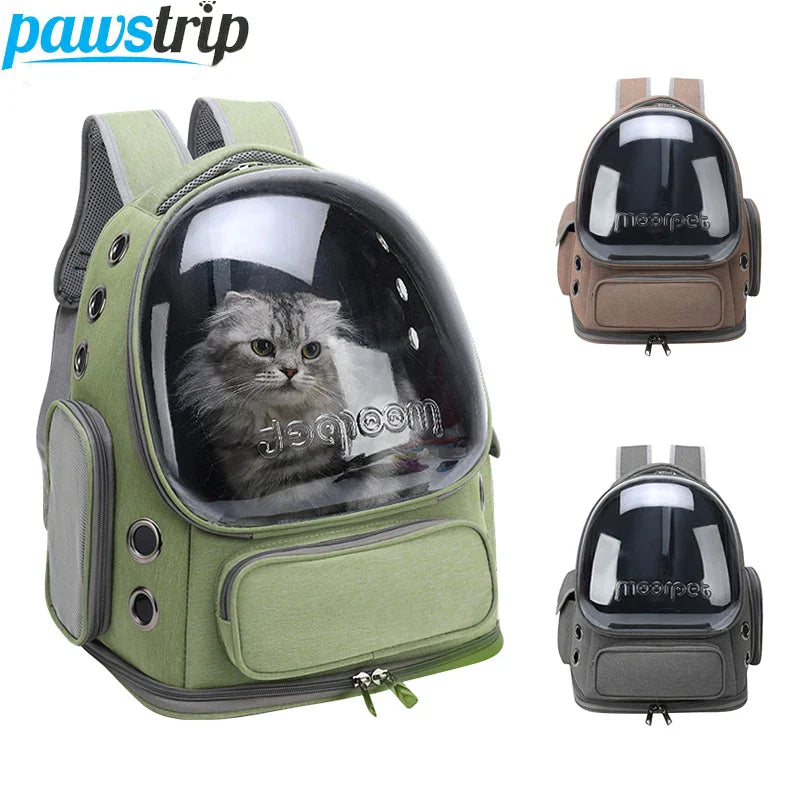 Voyagez en toute sérénité : le sac à dos transparent pour chat et petit chien, l’allié des aventures urbaines