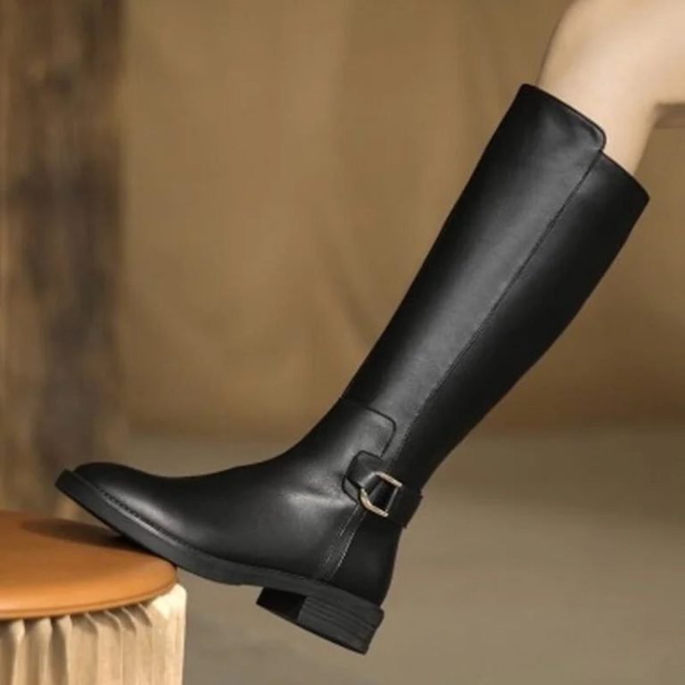 Révélez Votre Élégance avec les Nouvelles Bottes Hautes en Similicuir pour Femme