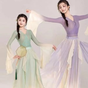 Révélez votre grâce sur scène avec le Costume Danse Classique Fée Violet