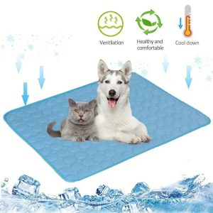 Découvrez le Confort Frais d'Été pour Votre Chien avec le Tapis Rafraîchissant BeiYu Pet