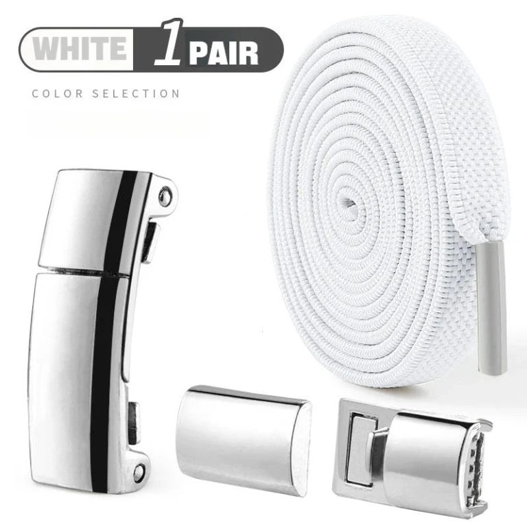 Rendez votre quotidien plus simple avec des lacets magnétiques élastiques plats