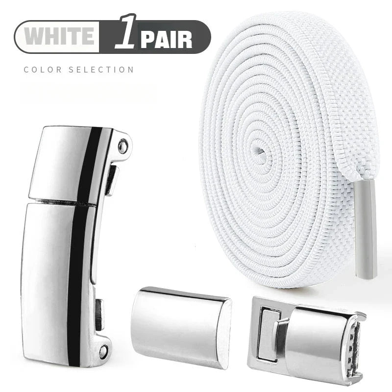 Rendez votre quotidien plus simple avec des lacets magnétiques élastiques plats