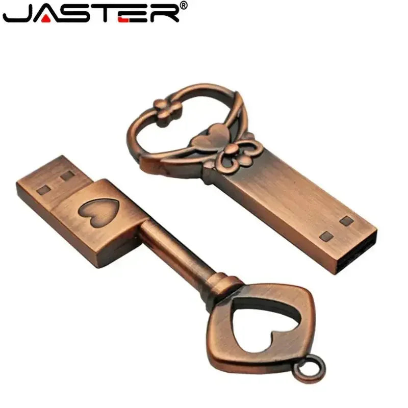 Stockez Vos Souvenirs avec Élégance : La Clé USB Cœur JASTER, Une Alliance Parfaite de Style et de Performance