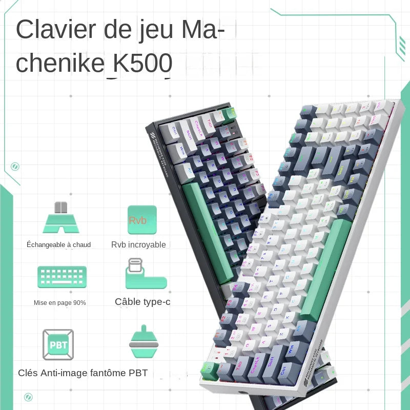 Découvrez une Expérience de Personnalisation et de Performance Unique avec le Clavier Mécanique Machenike K500