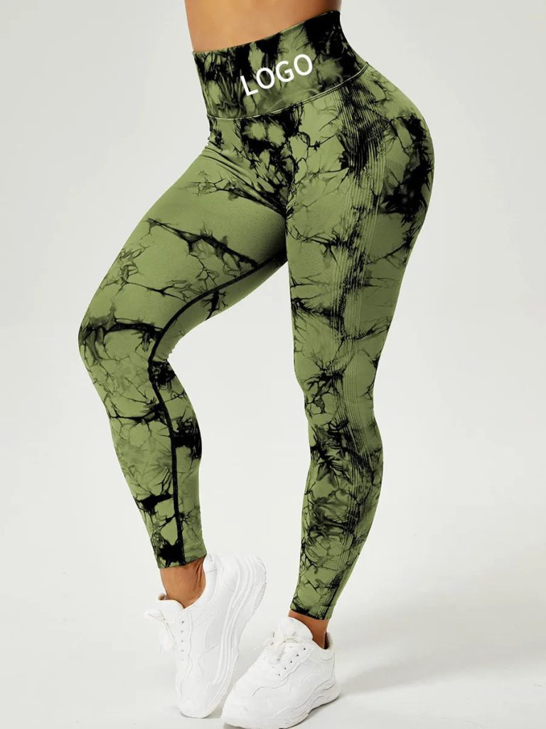 Leggings tie-dye taille haute : quand style se met au service de vos performances sportives