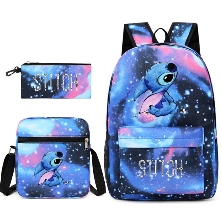 Une rentrée enchantée avec l’ensemble Sac à Dos Disney Stitch pour enfants