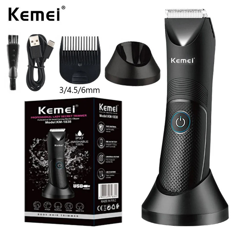 Redécouvrez Votre Style avec la Tondeuse Kemei : Coupe Précise, Étanche et Rechargeable