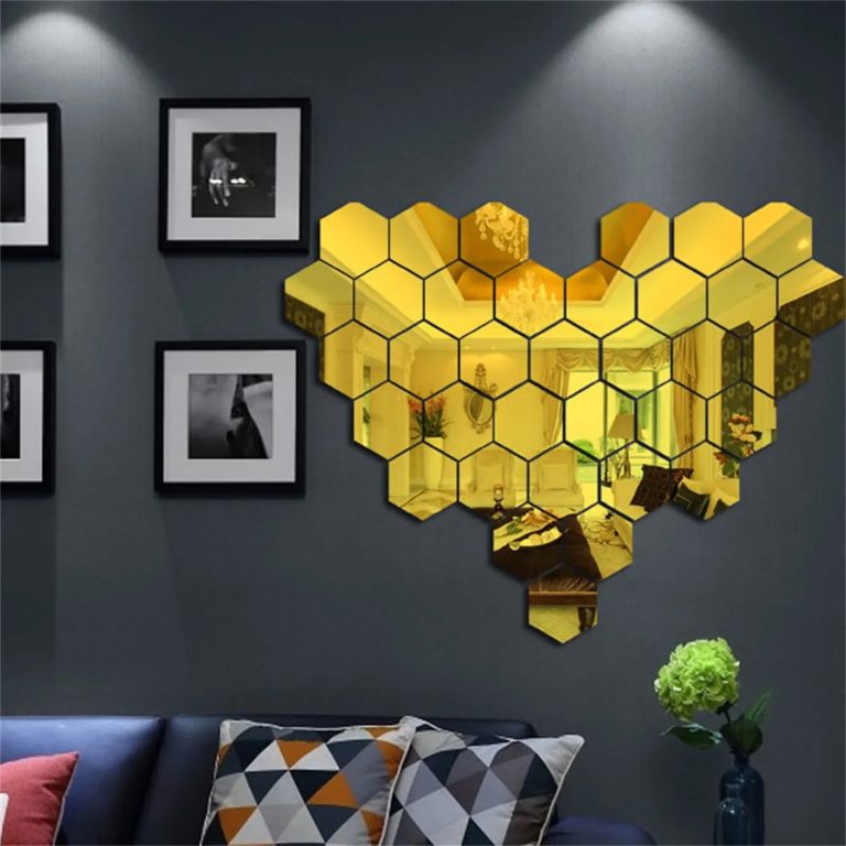 Le Charme en 3D : Transformez Votre Intérieur avec des Stickers Hexagonaux Innovants