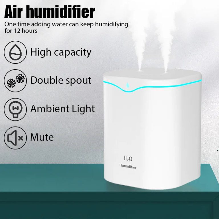 Un souffle de bien-être à portée de main : découvrez l’Humidificateur USB 2000ML Double Pulvérisation