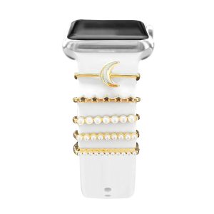 Sublimez Votre Montre : L’alliance Raffinée du Bijou Décoration Bracelet Montre Apple Diamant Zinc 20/22 mm