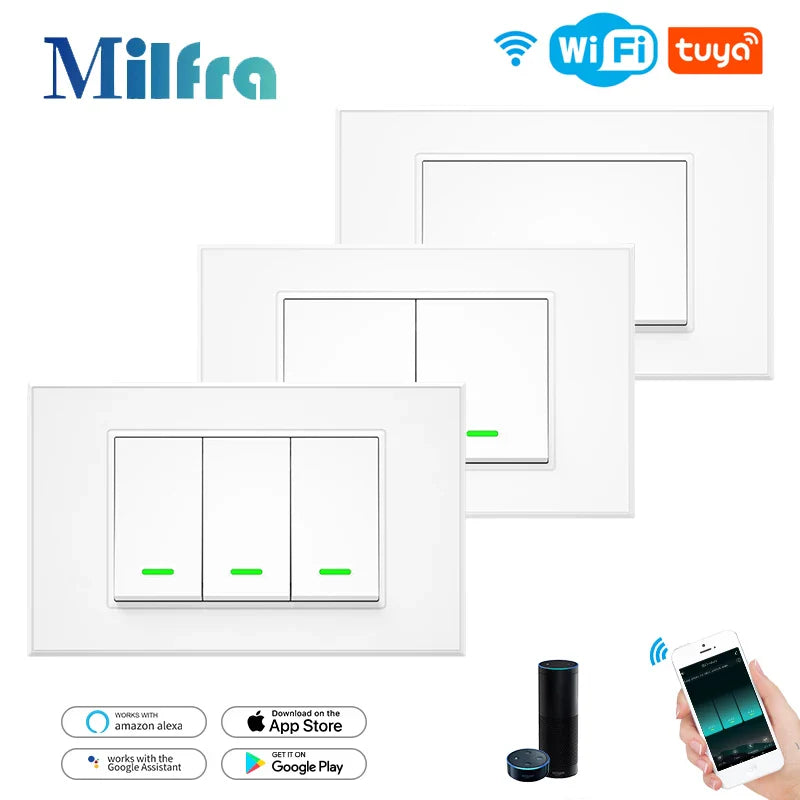 Révolutionnez votre éclairage avec Milfra Smart WiFi : L'interrupteur mural intelligent qui change la donne