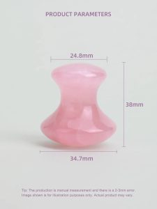 Découvrez le Secret d'une Peau Éclatante : Le Rouleau de Massage Facial en Quartz Rose