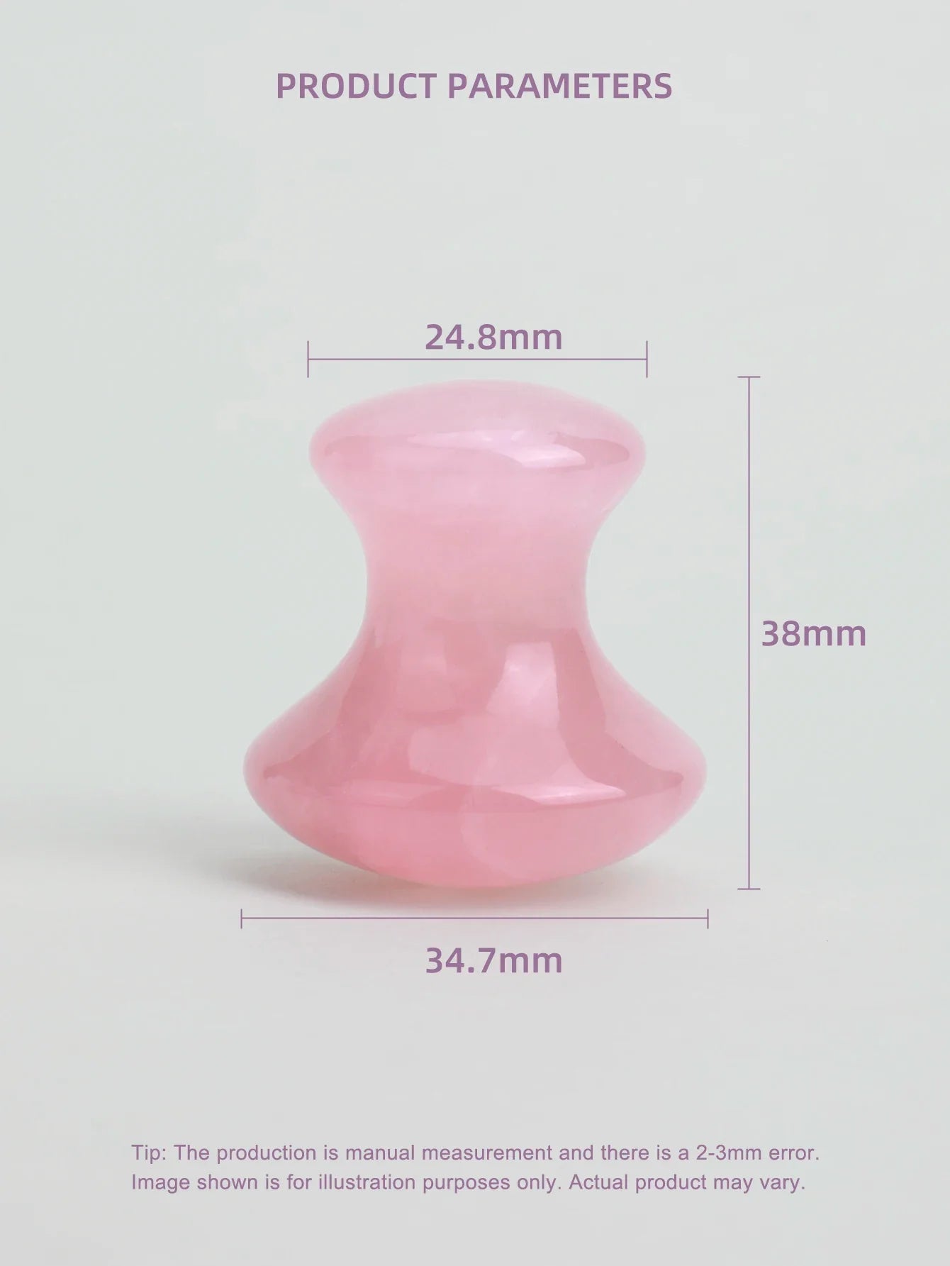 Découvrez le Secret d'une Peau Éclatante : Le Rouleau de Massage Facial en Quartz Rose