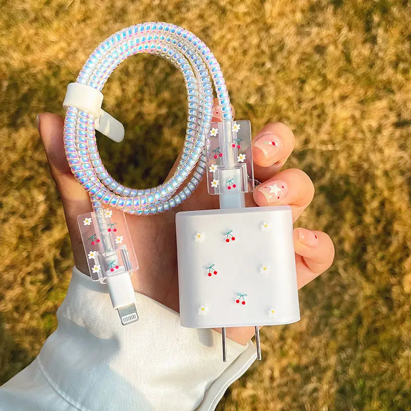 Quand Protection rime avec Style : L’Étui Chargeur iPhone 20W Cerise Silicone qui Révolutionne votre Quotidien