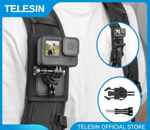 Révélez de Nouveaux Angles pour Vos Aventures : Le Support de Sangle Rotatif 360° TELESIN