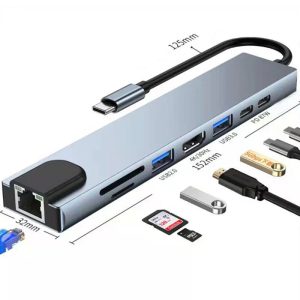 Boostez Votre Productivité avec un Hub USB Type C 8-en-1 Ultra-Polyvalent