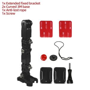 Vivez l'Aventure Sans Limites avec la Fixation de Menton pour Casque de Moto