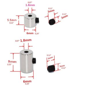 Sécurisez vos trésors avec élégance : découvrez le lot de 10 sécurités pour broches à fermoirs à vis