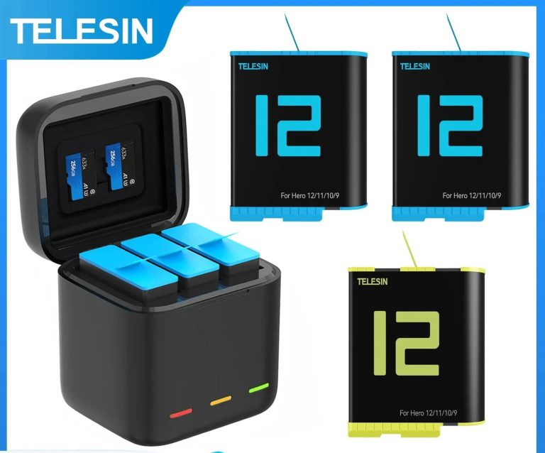 Maximisez vos Aventures GoPro avec le Kit Batterie TELESIN : Performances et Praticité Inégalées