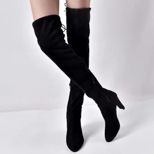 Adoptez l’allure sophistiquée et audacieuse avec ces bottes femme cuissardes