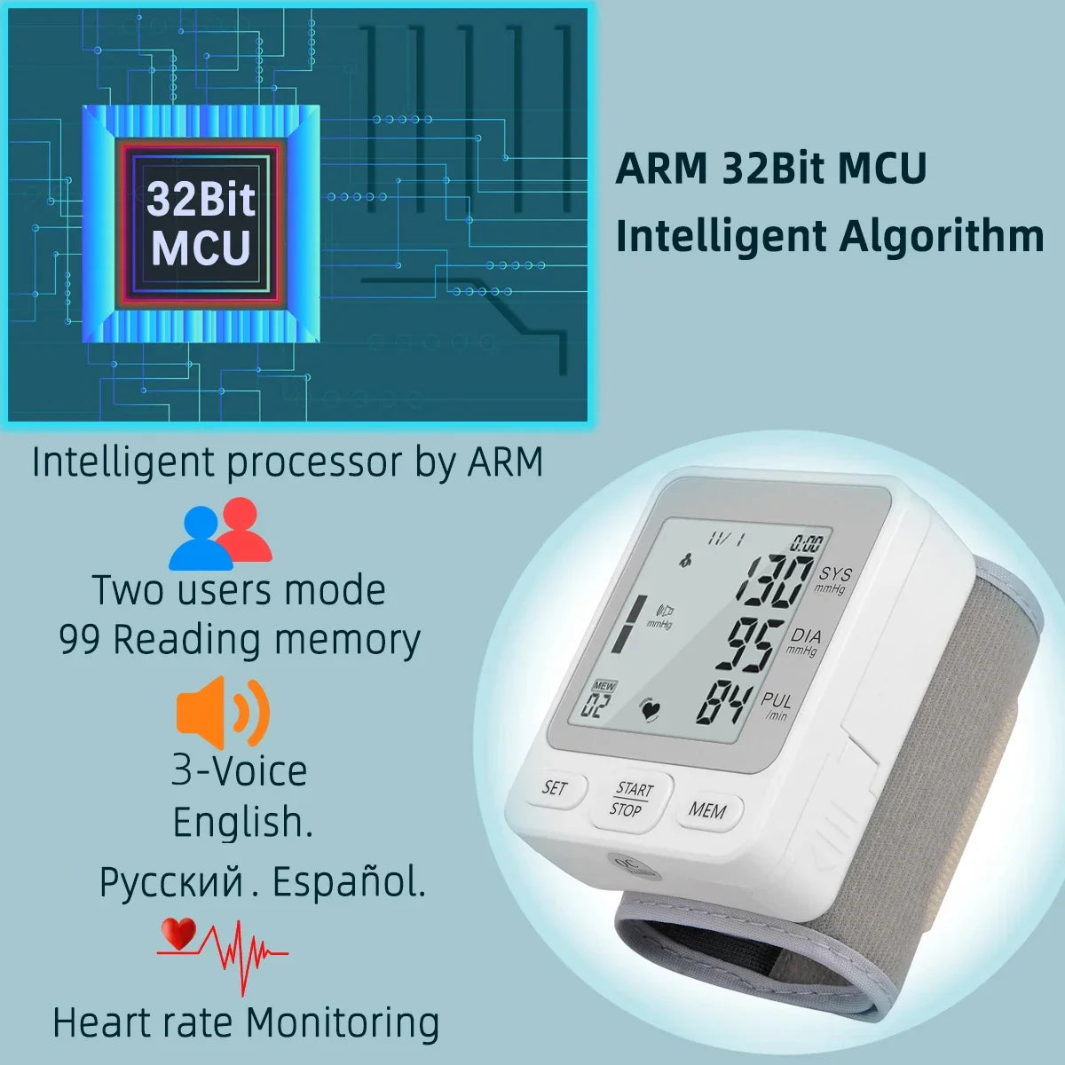 Tensiomètre Portable : Votre Allié pour Une Surveillance Cardio au Poignet Pratique et Précise