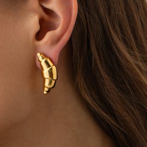 Élégance et Modernité : Redéfinir votre Style avec les Boucles d'Oreilles Clou Acier Inoxydable 18K Or