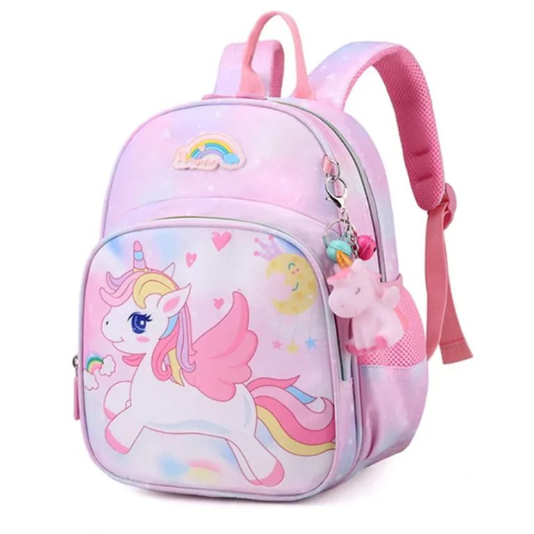 Découvrez le Sac à Dos Licorne Rose Cartoon, l’allié enchanteur pour égayer les journées de votre enfant