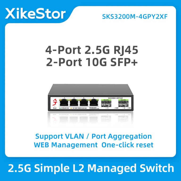 Transformez Votre Infrastructure Réseau : Le Switch XikeStor 2.5G, l’Allié Incontournable des Environnements Professionnels