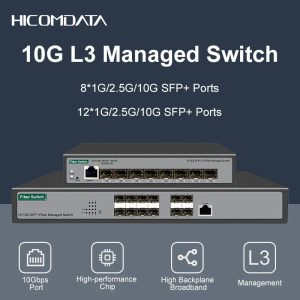 Optimisez votre Infrastructure Réseau avec la Puissance du Commutateur HICOMDATA 10G Géré SFP