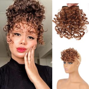Révélez un Style Unique avec des Extensions Clip-In Bouclées Afro Puff