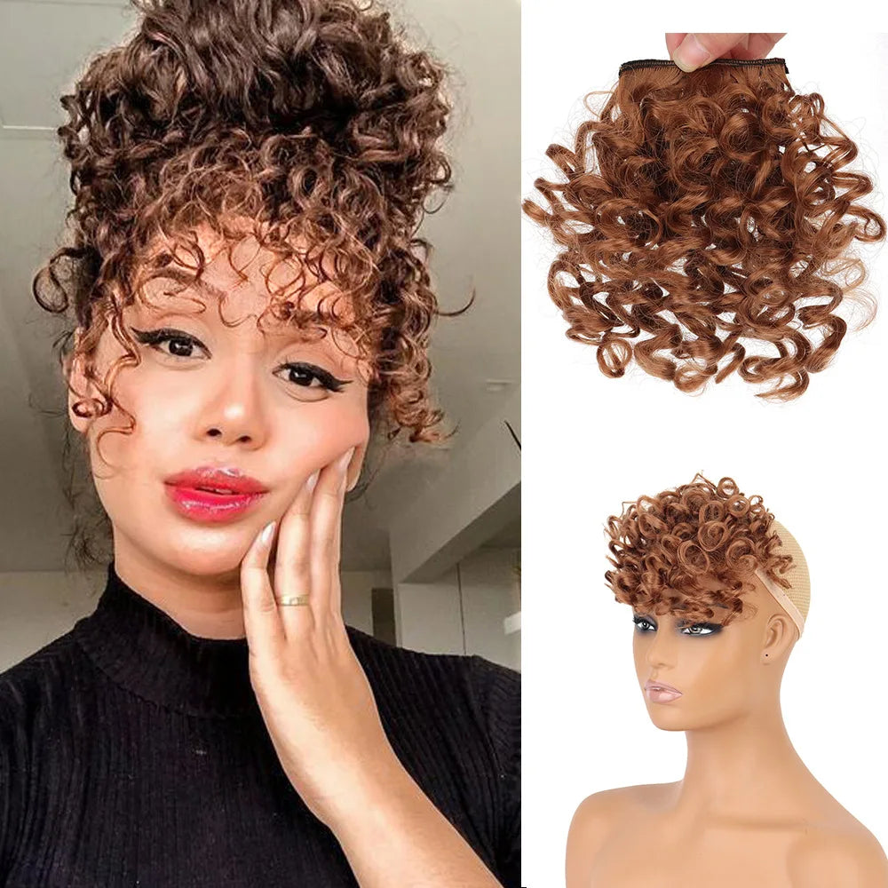Révélez un Style Unique avec des Extensions Clip-In Bouclées Afro Puff