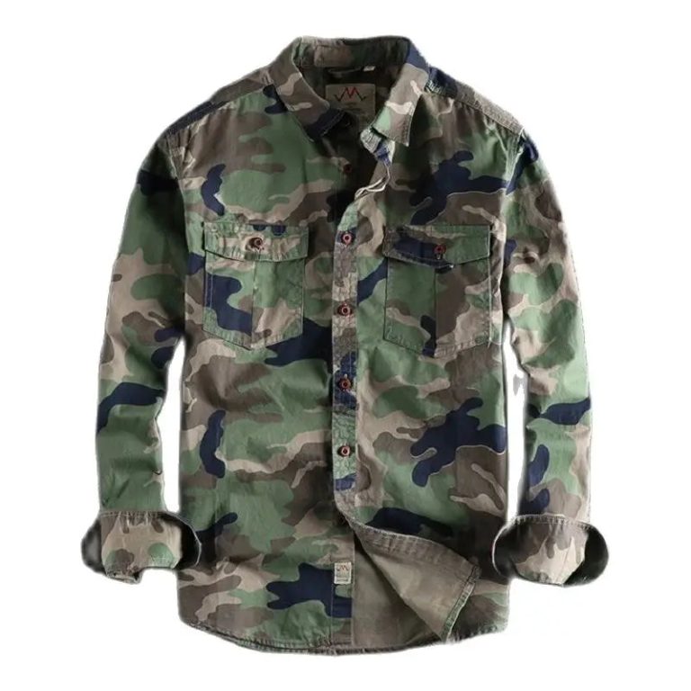 Adoptez le Style Sans Compromis : La Chemise de Cargaison Camouflage pour Homme Qui Redéfinit Votre Garde-Robe