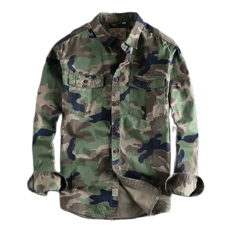 Adoptez le Style Sans Compromis : La Chemise de Cargaison Camouflage pour Homme Qui Redéfinit Votre Garde-Robe