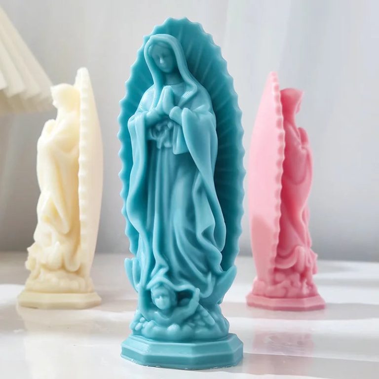 Créez des œuvres spirituelles uniques avec un moule en silicone 3D inspiré de la Vierge Marie