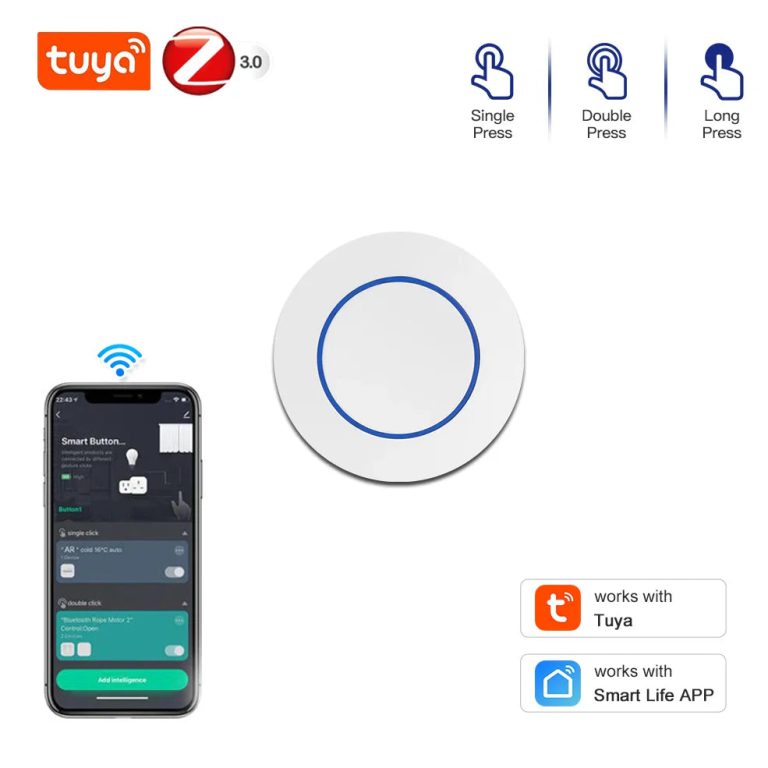 Maîtrisez votre domotique avec le Bouton Intelligent Zigbee Tuya