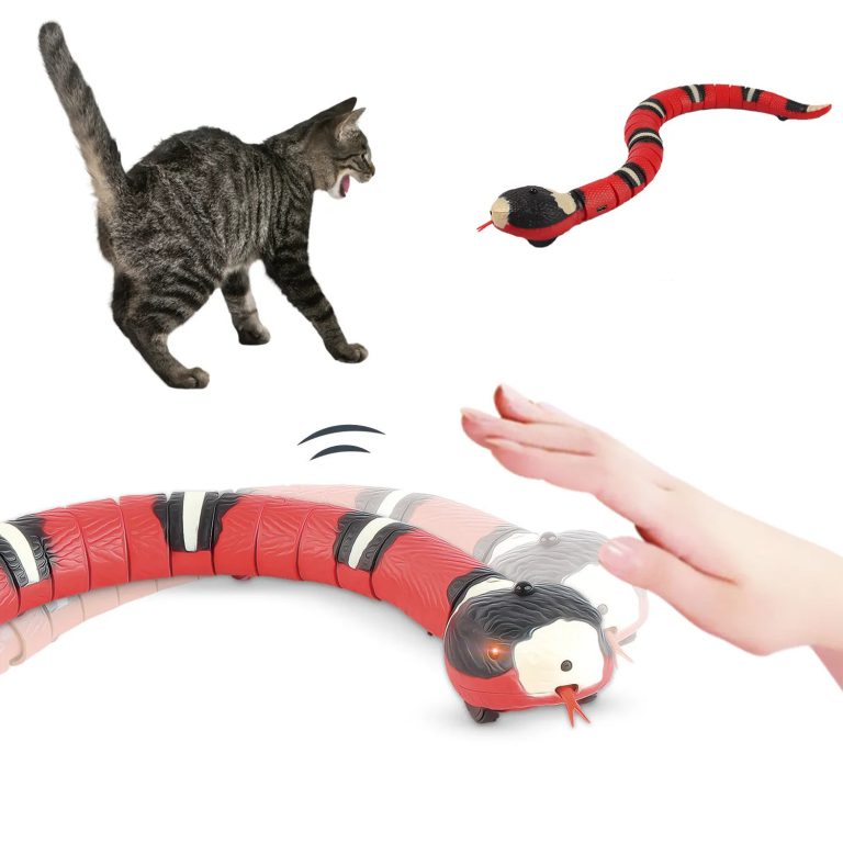 Révolutionnez l'univers ludique de votre chat avec le serpent électronique stimulant