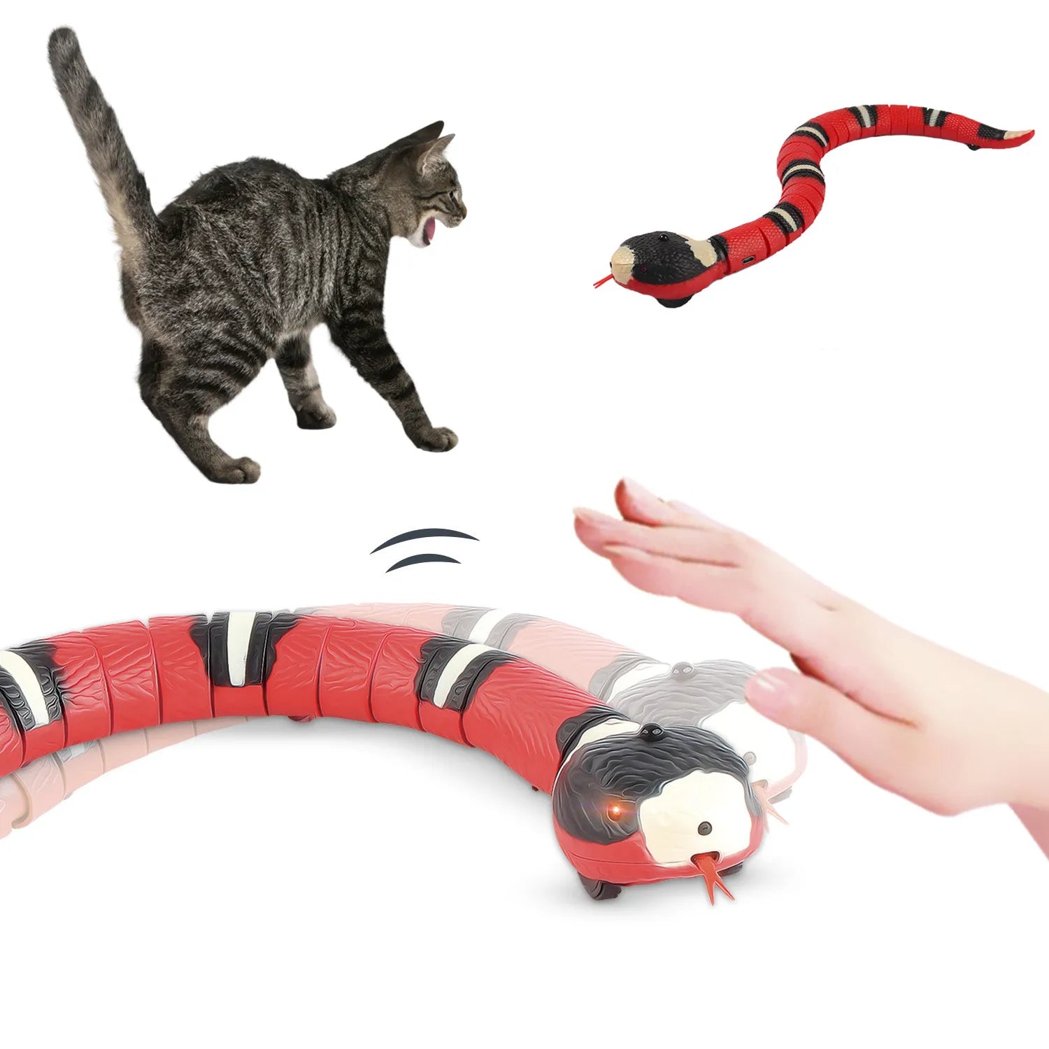 Révolutionnez l'univers ludique de votre chat avec le serpent électronique stimulant