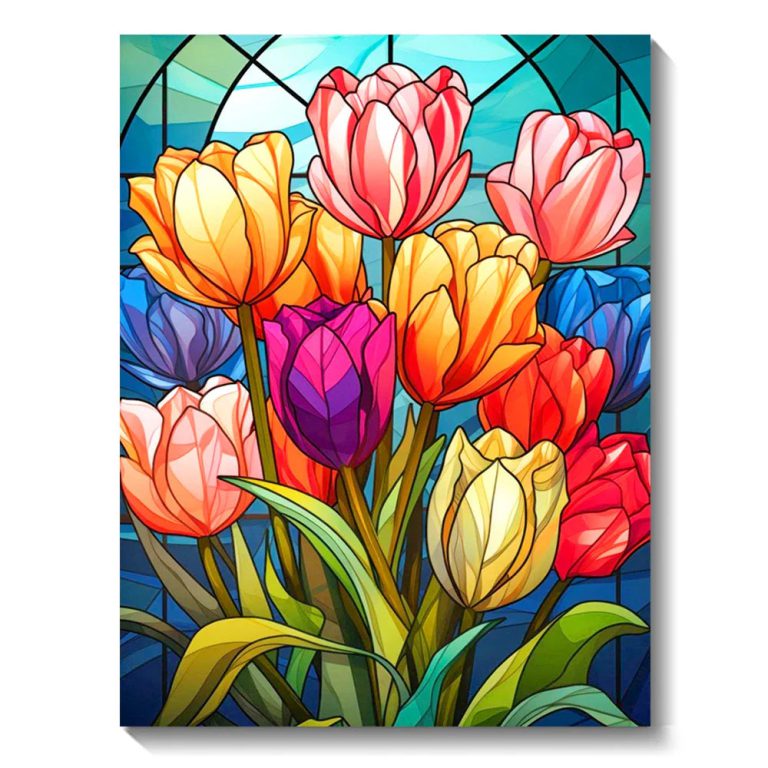 Révélez Votre Art Intérieur avec le Kit Peinture Diamant 5D Tulipe