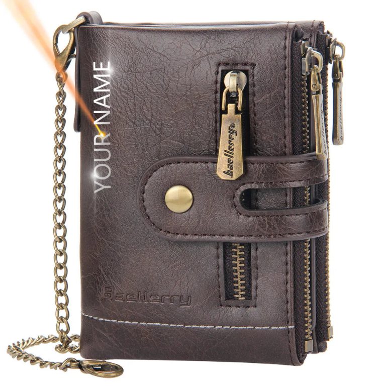 Découvrez l’alliance parfaite d’élégance et de praticité avec le portefeuille personnalisable Baellerry