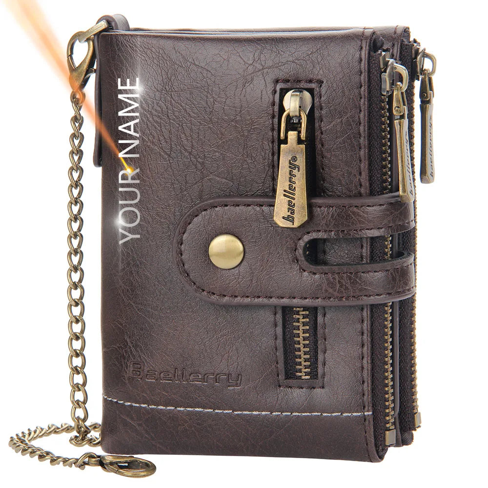 Découvrez l’alliance parfaite d’élégance et de praticité avec le portefeuille personnalisable Baellerry