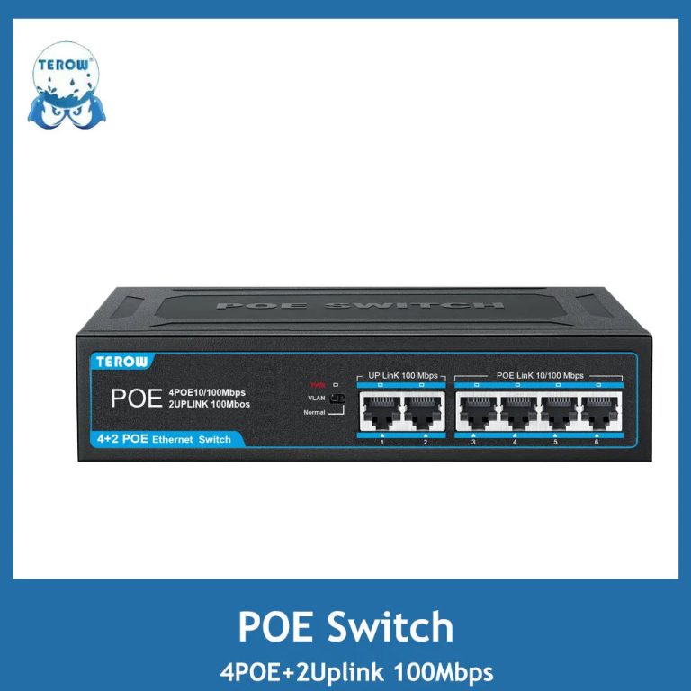 L'efficacité connectée : Révolutionnez votre réseau avec le Switch PoE 4 Ports + 2 Uplinks