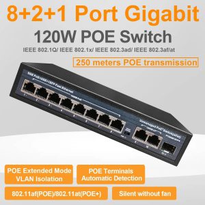 Optimisez votre Sécurité et Connectivité avec la Puissance d’un Switch PoE Gigabit