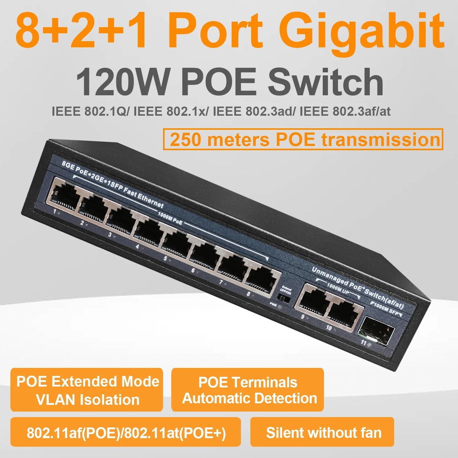 Optimisez votre Sécurité et Connectivité avec la Puissance d’un Switch PoE Gigabit