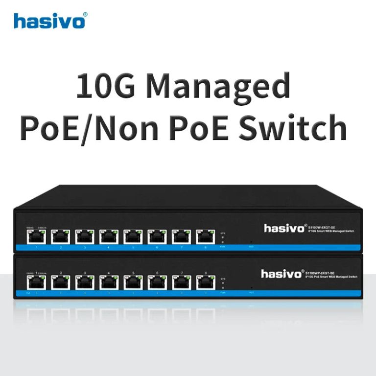 Réseaux ultra-performants : boostez votre infrastructure avec le switch 10 Gigabits Hasivo