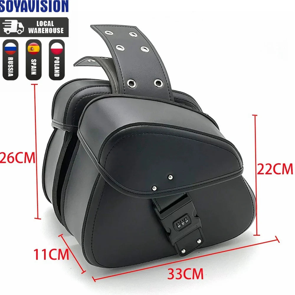 Sacoches pour moto en cuir PU : l’alliance parfaite entre élégance et fonctionnalité