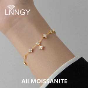 L'élégance intemporelle du bracelet Moissanite Lnngy : un bijou raffiné pour sublimer votre style