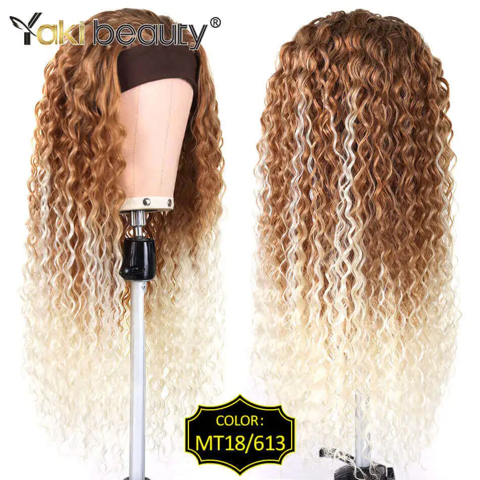 Laissez-vous séduire par l'élégance naturelle de la perruque Headband Afro Kinky Curly