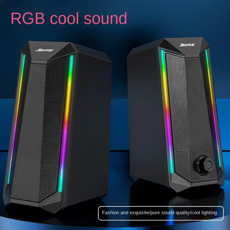 Vivez une Expérience Gaming Révolutionnaire avec des Haut-Parleurs LED pour PC