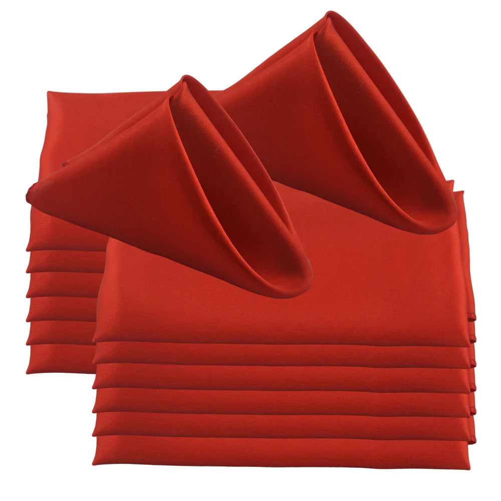 Élégance et raffinement assurés pour vos événements avec ces serviettes en satin