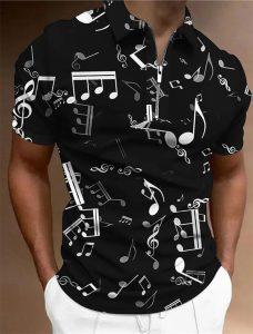 L'allure du T-shirt Polo Zippé : La Fusion Innovante entre Musique et Mode Décontractée